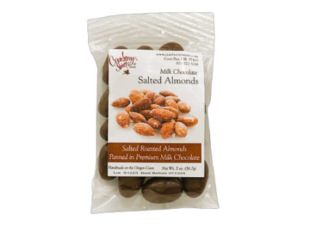 Cranberry Sweets Chocolate Covered Salted Almonds Online Hot Sale