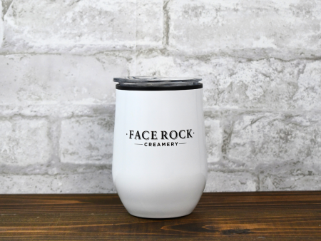 Face Rock White Wine Tumbler 12oz Fashion