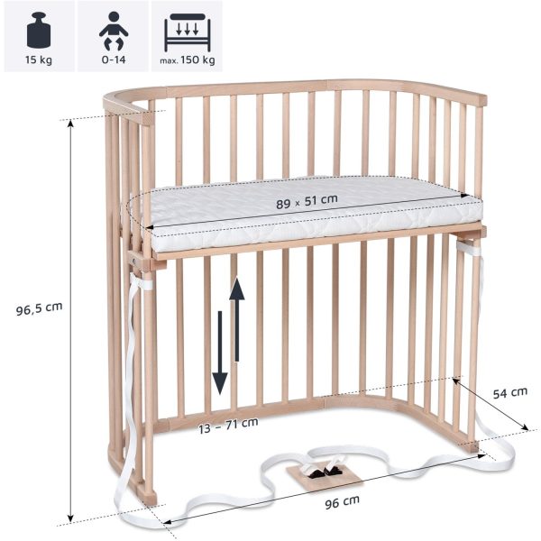 babybay ® Natural Untreated Boxspring Co-Sleeper Hot on Sale