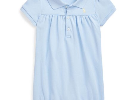 Ralph Lauren Baby Office Blue W  Yellow Bubble Shortall on Sale