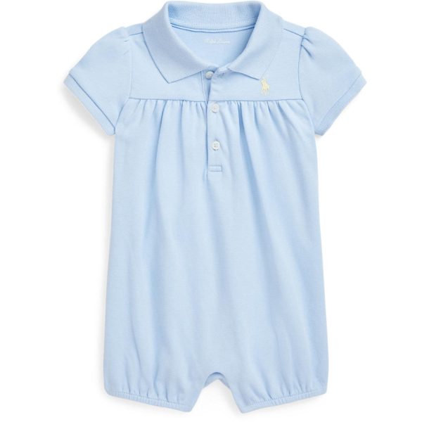 Ralph Lauren Baby Office Blue W  Yellow Bubble Shortall on Sale