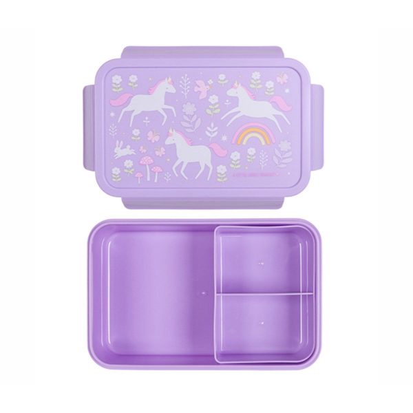 A Little Lovely Company Unicorn Dreams Bento Lunch Box on Sale