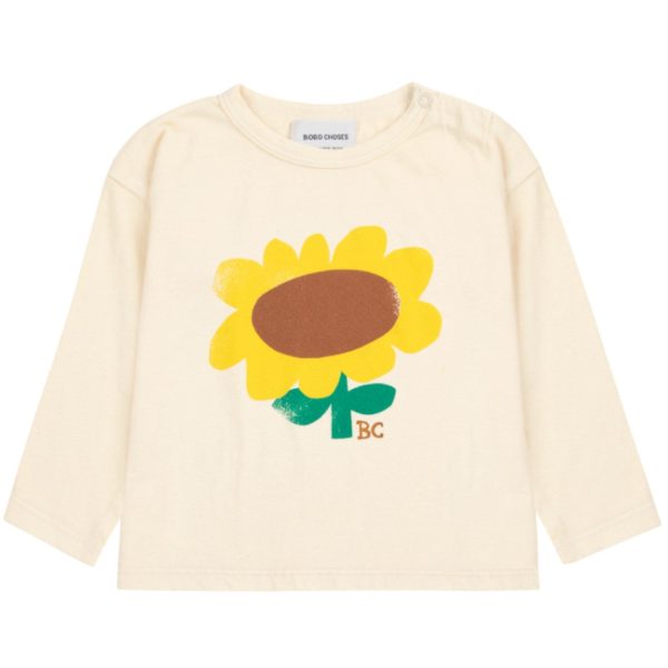 Bobo Choses Offwhite Sunflower Blouse Online now