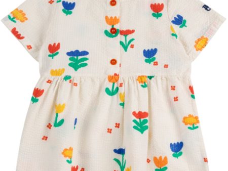 Bobo Choses Offwhite Garden Party All Over Woven Dress Hot on Sale