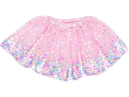 Great Pretenders Party Fun Sequins Skirt - Pink Neon Online Sale