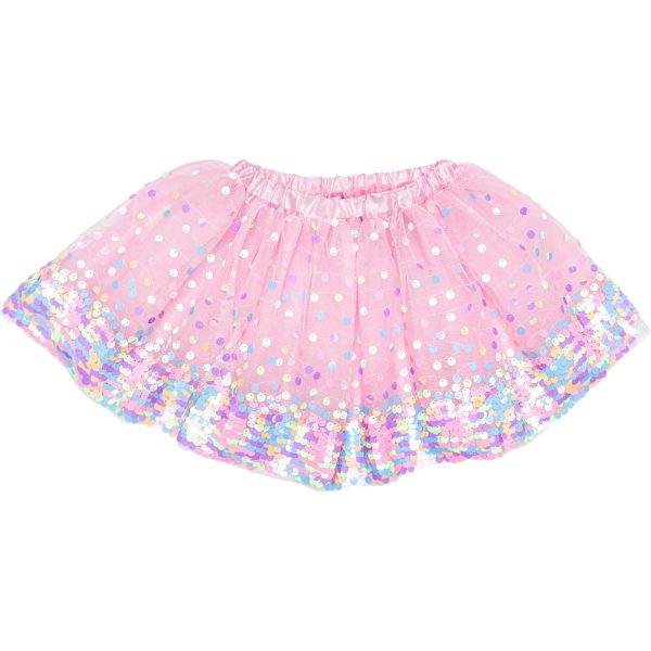 Great Pretenders Party Fun Sequins Skirt - Pink Neon Online Sale