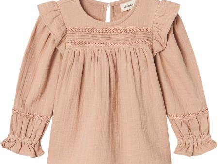 Lil Atelier Rugby Tan Salene Loose Blouse Cheap