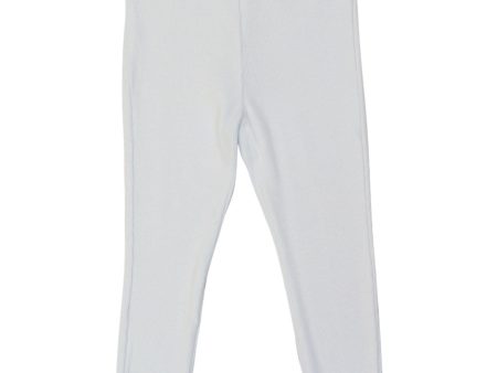 HOLMM White Philo Cotton Leggings For Cheap