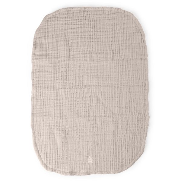 Sebra Beige Nursing Towel 6-layer 2-Pack Muslin Fashion