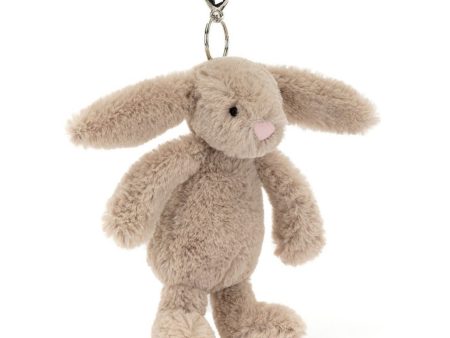 Jellycat Bashful Rabbit Beige Pendant for Bag on Sale