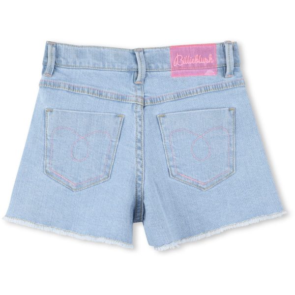 Billieblush Double Stone+Bleach Denim Shorts Online now