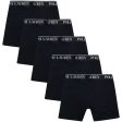 Polo Ralph Lauren Polo Black Cotton Stretch 5 Pack Boxer Hot on Sale