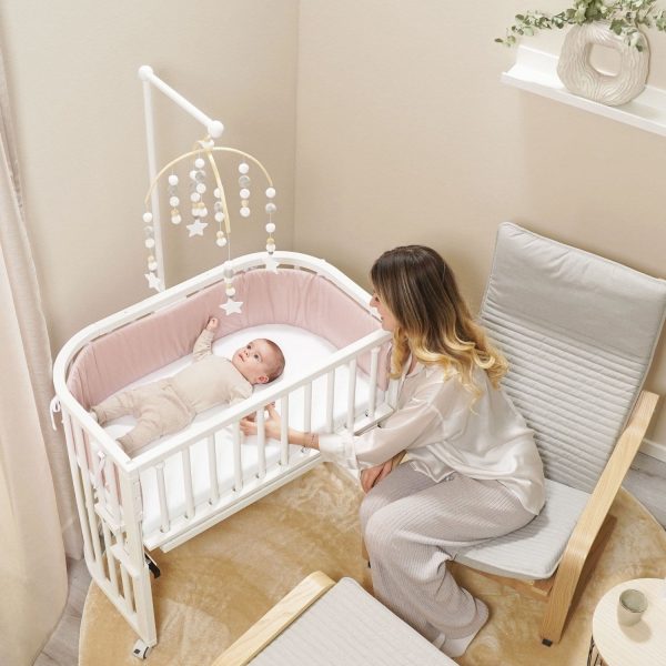 babybay ® White Varnished Mobile Holder Fashion