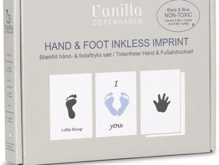 Vanilla COPENHAGEN Black Blue Hand & Foot Inkless Pads Kit 2-pack For Discount