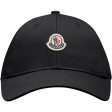 Moncler Black Baseball Cap Hot on Sale