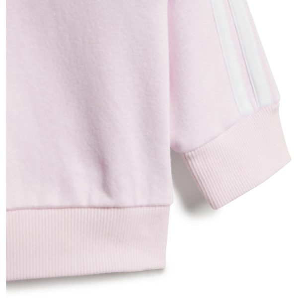 adidas Originals Clear Pink White Violet Fusion I 3S Tib Fl Sweat Set For Discount