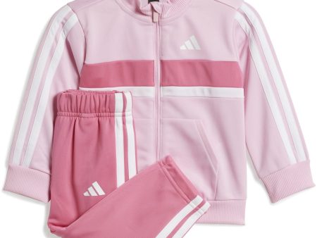 adidas Originals True Pink White Pink Fusion In 3S Tib Tracksuit on Sale