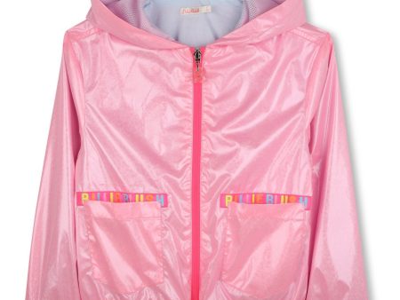 Carlieblush Pink Hooded Windbreaker Online