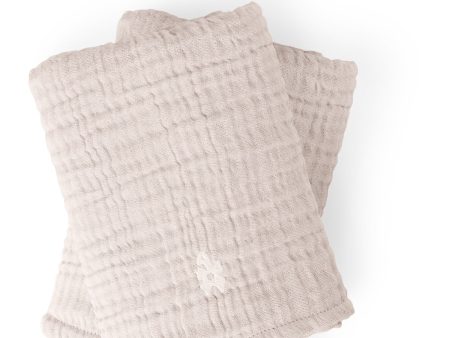 Sebra Rose Nursing Towel 6-layer 2-Pack Muslin For Sale