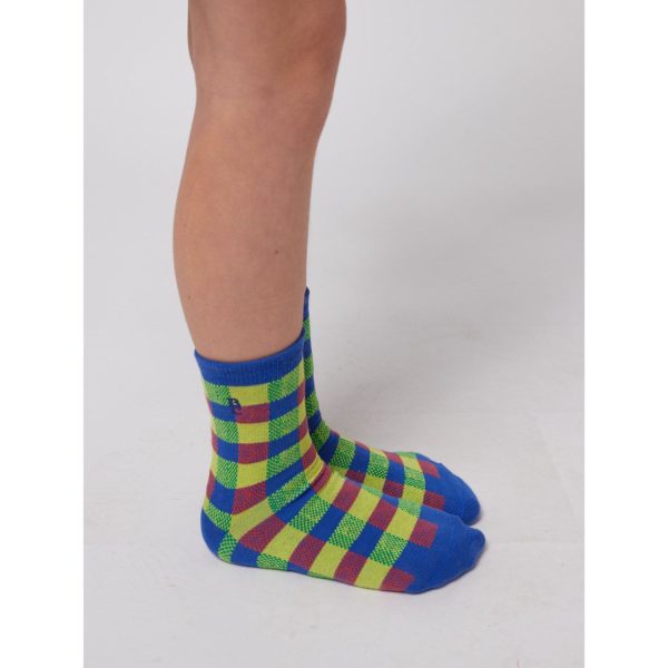 Bobo Choses Multicolor Vichy Short Socks Online Sale