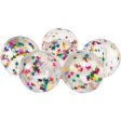 Magni Bouncing ball with transparent glitter, Ø3,2 cm., 6 pcs. Fashion