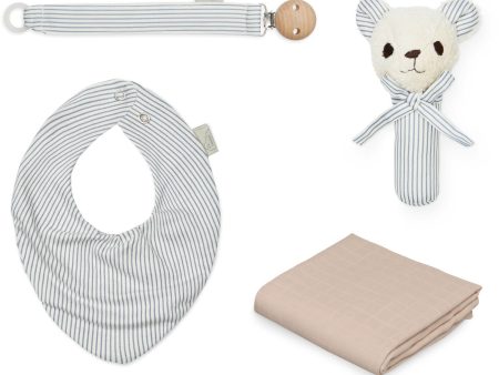 Cam Cam Copenhagen Classic Stripes Blue Baby Essentials Gift Box Cheap