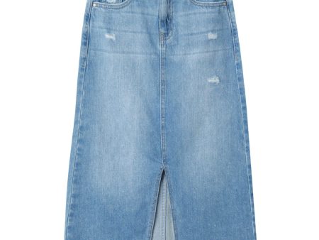 Name It Light Blue Denim Kat Denim Long Skirt Noos For Cheap