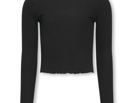 kids ONLY Black Nella O-Neck Blouse Noos Online now