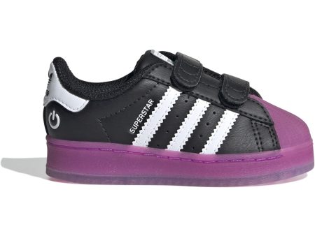 adidas Originals Core Black   Purple Burst   Cloud White Superstar Led Lights Cf I Sneakers Online Hot Sale