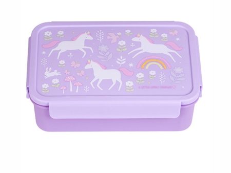 A Little Lovely Company Unicorn Dreams Bento Lunch Box on Sale