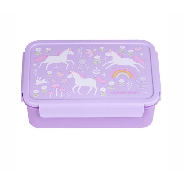 A Little Lovely Company Unicorn Dreams Bento Lunch Box on Sale