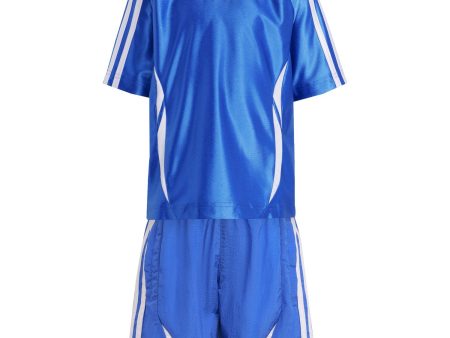 adidas Originals Blue Short Tee Set on Sale