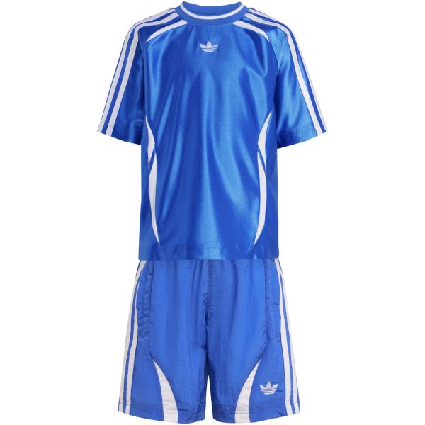 adidas Originals Blue Short Tee Set on Sale