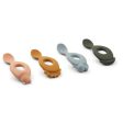 Liewood Liva Silicone Spoon Safari Rose Multi Mix 4-Pack Online now