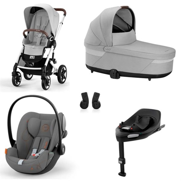 Cybex Bundle Talos Lava Grey (Silver Frame) Discount