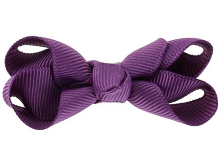 Bow s by Stær Classic Bow - Amethyst Purple - 6 cm For Discount