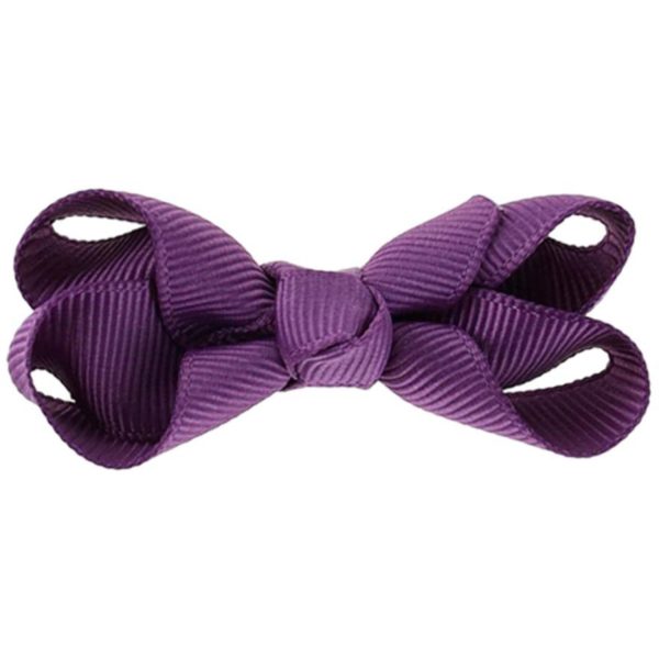 Bow s by Stær Classic Bow - Amethyst Purple - 6 cm For Discount