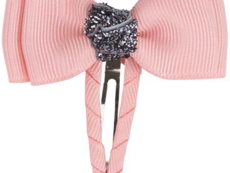 Bow s by Stær Double Bow Hair Clip - Nectar Grey Glitter Online