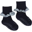 Gobabygo Dark Blue   Katie And Millie Blue Non-slip Socks Bamboo   Liberty Online Sale