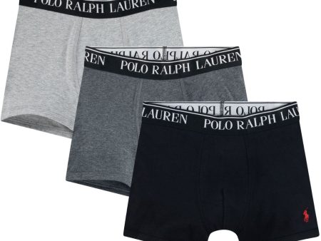 Polo Ralph Lauren Andover Heather Cotton Stretch 3 Pack Boxer Brief Online now