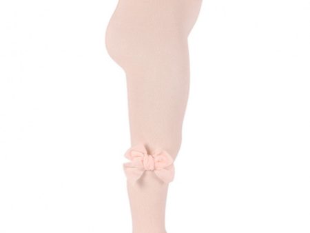 Cóndor Dusty Rose Cotton Tights w. Bow Cheap