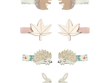 Mimi & Lula 8 Hair Clips - Mini Woodland Friends Homestead Supply