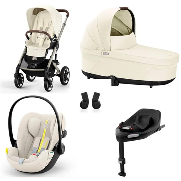 Cybex Bundle Talos Seashell Beige (Taupe Frame) + Sale