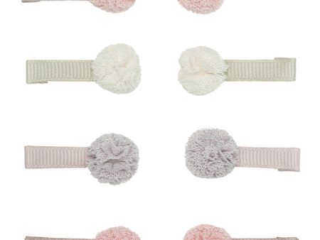 Mimi & Lula 8 Hair Clips - Mini Tulle Pom Pom Swanlake Sale