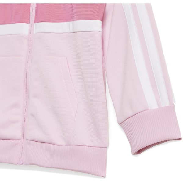 adidas Originals True Pink White Pink Fusion In 3S Tib Tracksuit on Sale