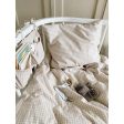 Lalaby Beige Gingham Classic Bedding Online