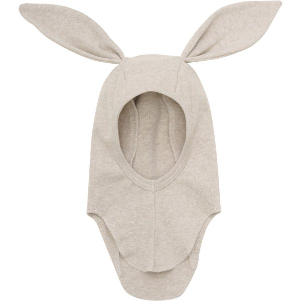 Huttelihut Camel Melange Balaclava Ears Cotton Rib Hot on Sale