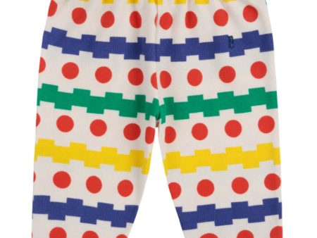 Bobo Choses Multicolor Geometrical All Over Waffle Pants Online now