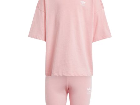 adidas Originals Semi Pink Spark Cs Tee Set Online now