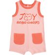 Bobo Choses Light Pink Smiling Pink Playsuit Hot on Sale